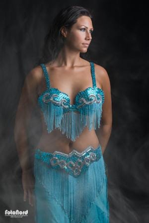 belly dancer brunette