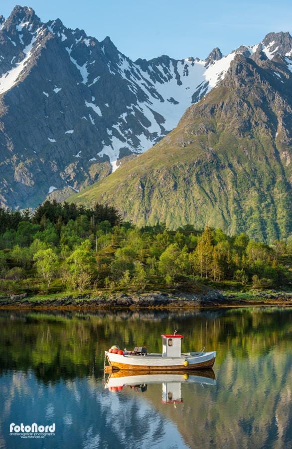 Beautiful landscape in Lofoten, Norway
