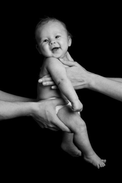 bebisfotografering i studion i Umeå