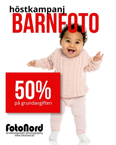 Kampanj barnfotografering Umeå